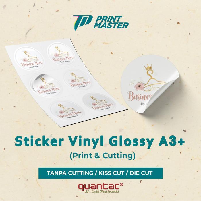 New Cetak Stiker A3+ Cetak Stiker Label Cetak Stiker Vinyl Glossy