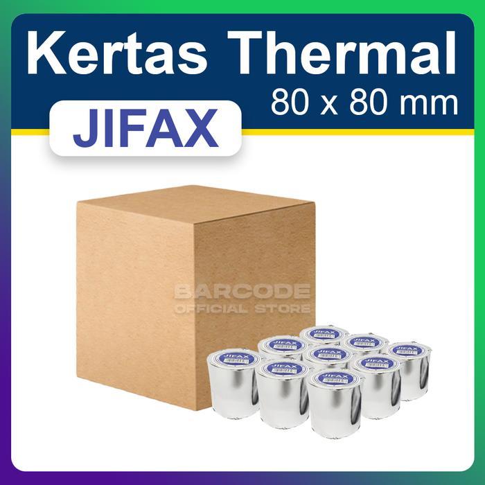 ( 1 Dus ) Kertas Printer Thermal Epson Tmt82 80X80 Mm - 80Mm - 80X80Mm