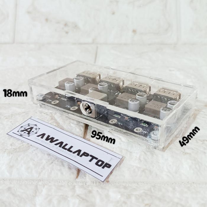 4 CHANNEL USB QC3.0 QC2.0 DC-DC BUCK CONVERTER CHARGING STEP DOWN MODULE