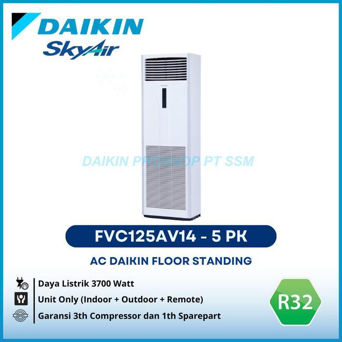 AC Daikin Floor Standing 5PK Type FVC125AV14 - Malaysia