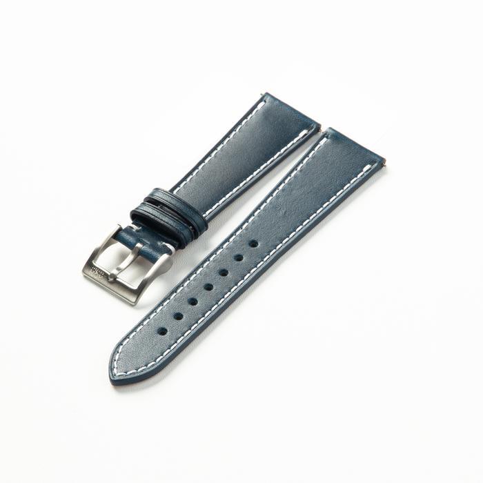 AQH LTD RELEASE NAVY BLUE BUTTERO LEATHER WATCH STRAP BY CONCERIA WALPIER ITALY/WATCH STRAP/STRAP