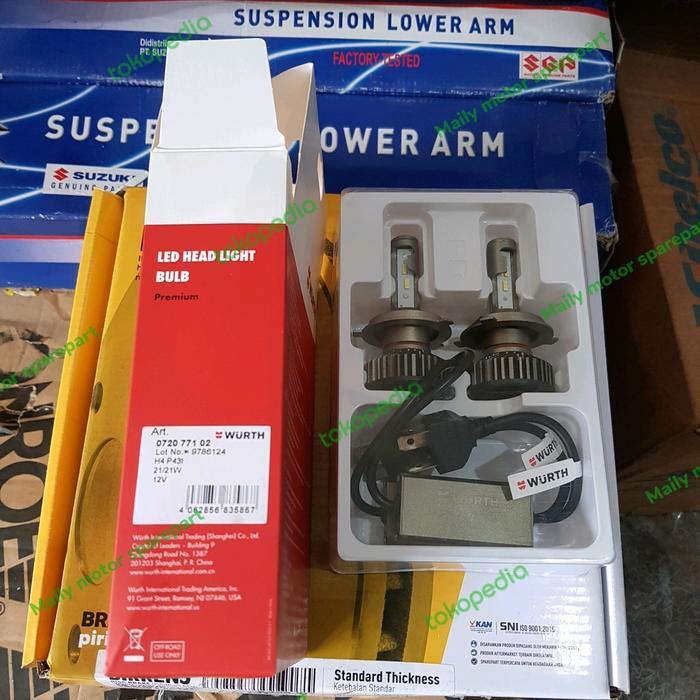 Bohlam LED H4 Wurth made in germany white..