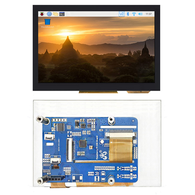 Raspberry Pi Dsi Mipi Lcd Display Capacitive Touch Screen Option 4.3Inch/5Inch/7Inch Lcd