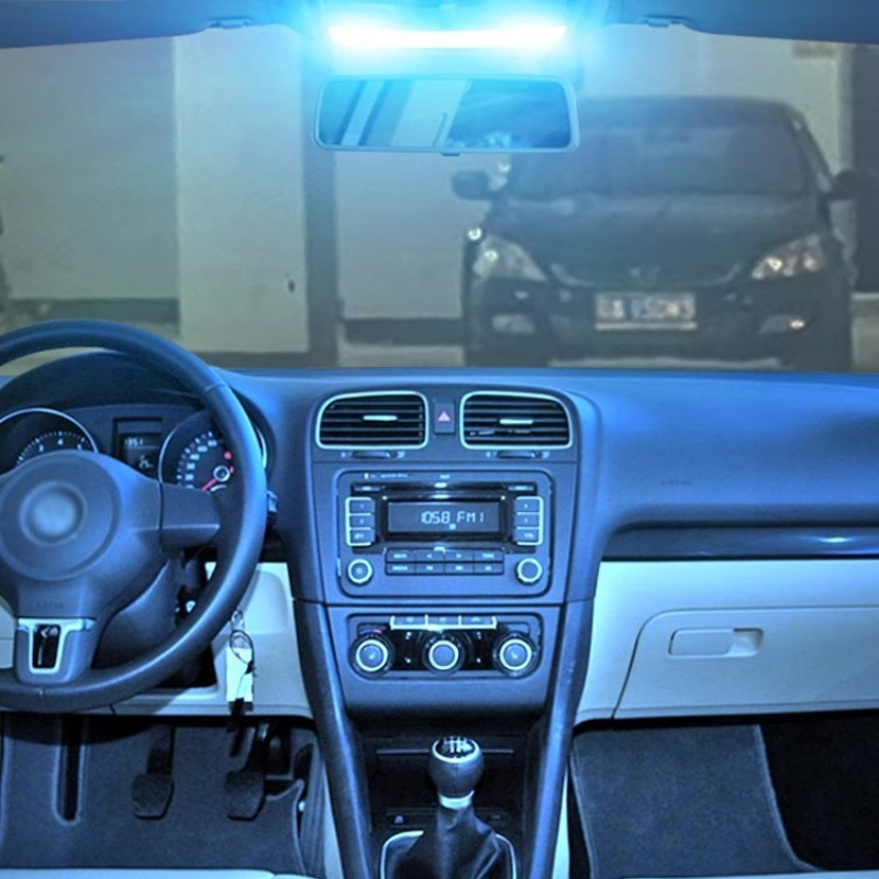 For Volkswagen VW Golf MK5 MK6 MK7 GOLF 5 6 7 12v LED Bulbs 8pcs Car