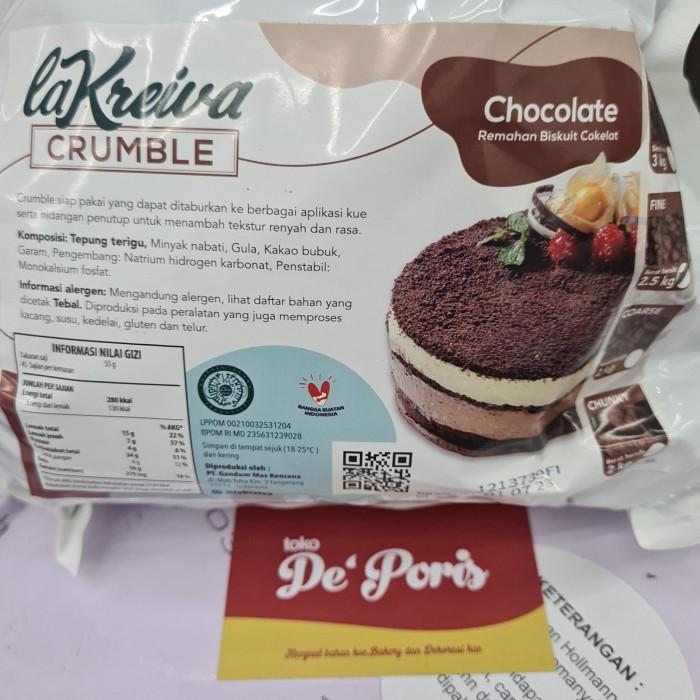 La Kreiva Crumble Coklat 250Grm Fine Original
