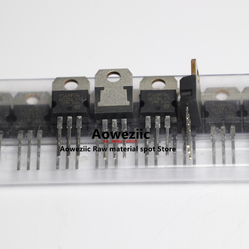 Aoweziic 100% New Imported Original Stp16Nf06 P16Nf06 Stp16Nf06L P16Nf06L To-220 N-Channel Mos Fet