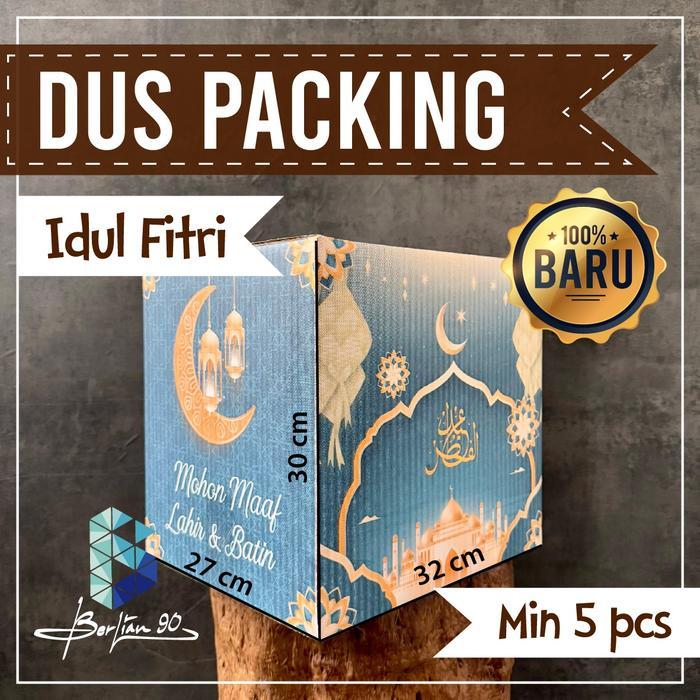 Box parcel lebaran kardus besar 32 x 27 x 30 / Kardus lebaran / Box idul fitri