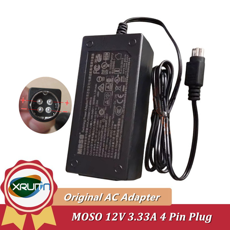Original 48W Moso 12V 3.33A 4Pin Msa-Z3330Ic12.0-48W-Q Ac Adapter Charger For Hikvision Hard Disk