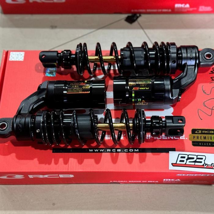 shock rcb flow s aerox nmax new black series klik rebound original racingboy shock rcb aerox black
