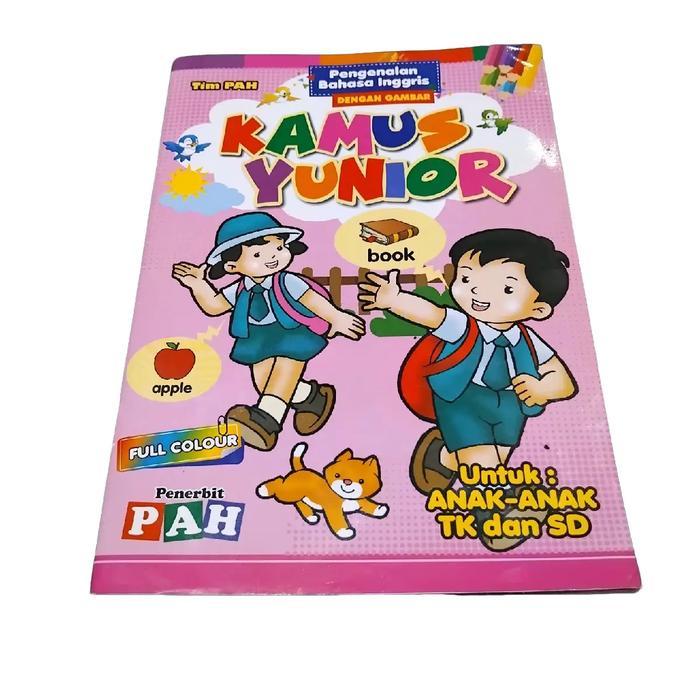 Buku Anak Kamus Yunior Pengenalan Bahasa Inggris dengan Gambar Untuk TK SD - PAH