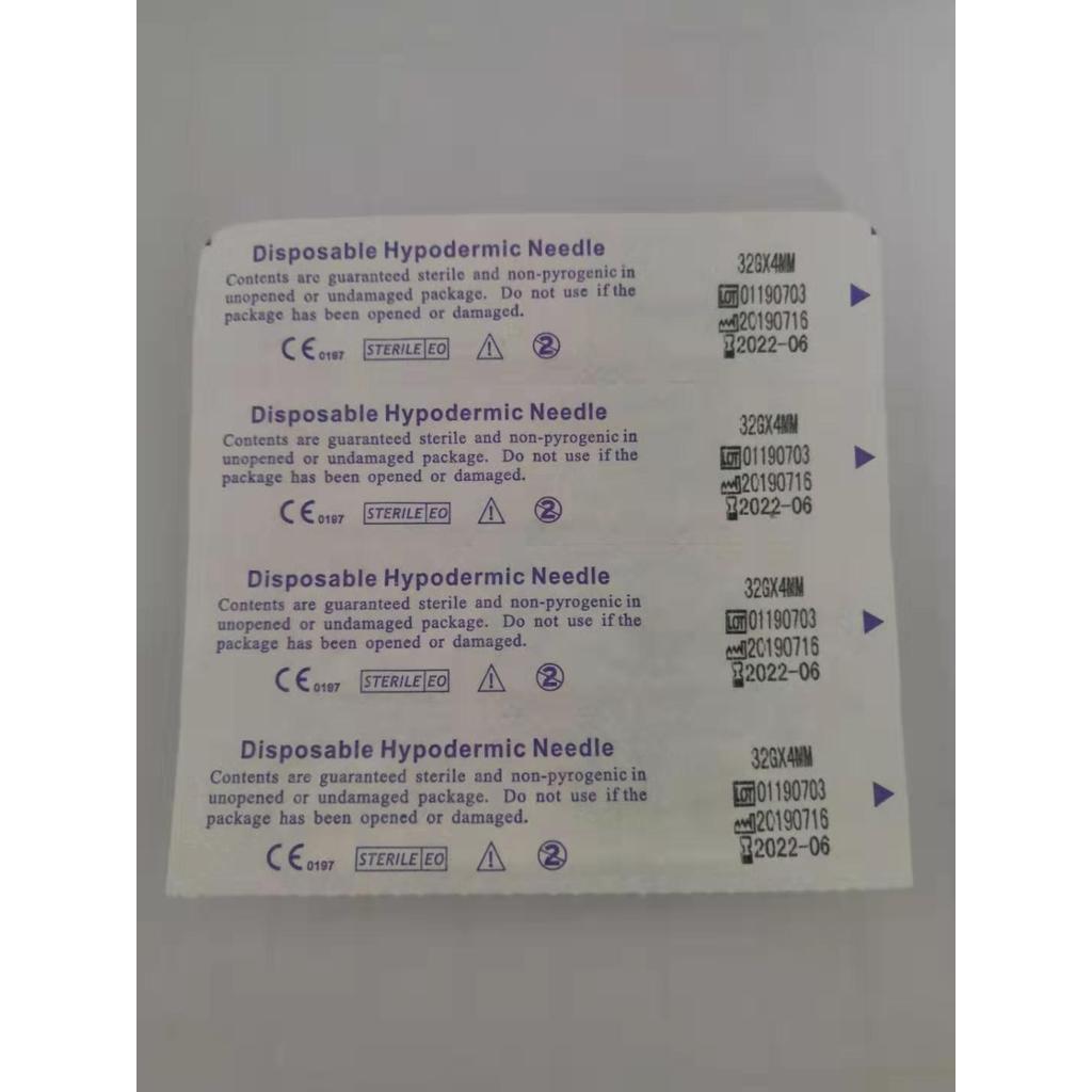 Hypodermic Needles 32g 13mm 32G 4MM 32G 6MM 30G4MM 30G13MM 34g 4mm Meso Needle Sharp Tip For Filler 