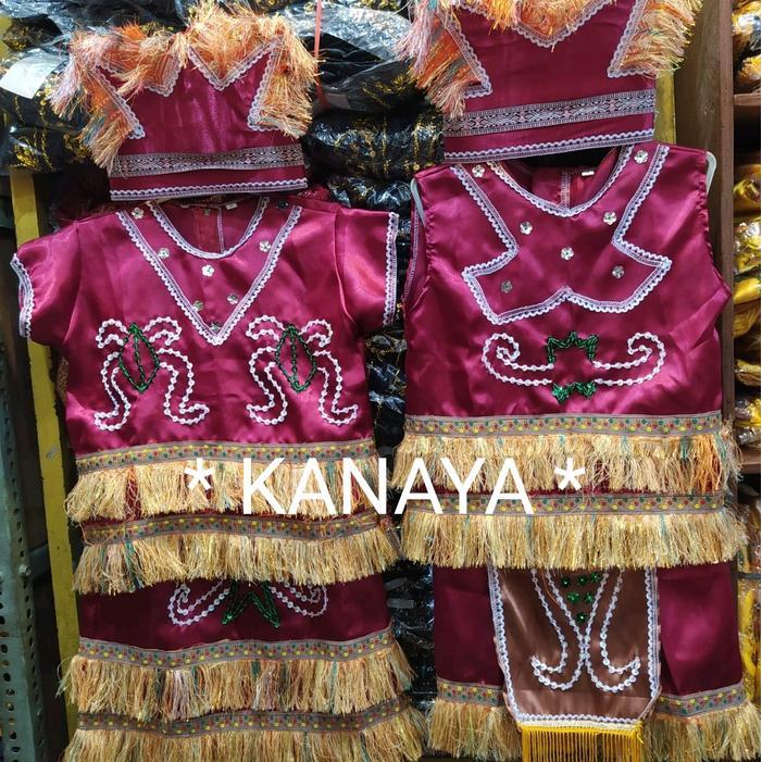 Pakaian Adat Papua Anak TK SD // Baju Adat Papua