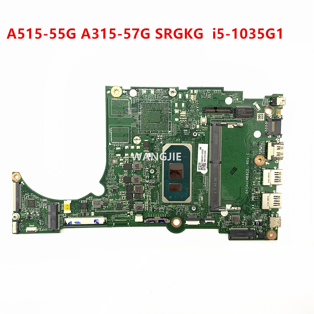 ZAUI DAZAUIMB8C0 For ACER Aspire 5 A515-55 A515-57 Laptop Motherboard NBHSP11002 SRGKG i5-1035G1 100