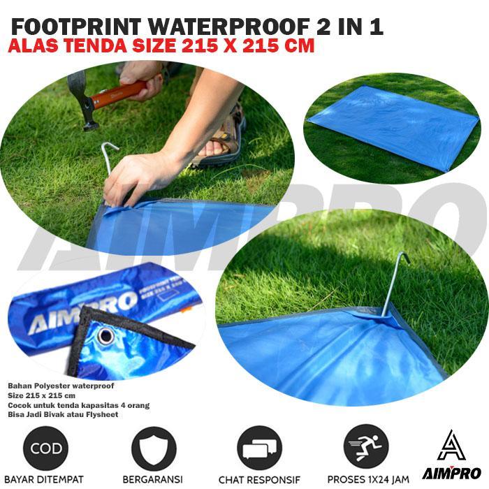 Eiger Adventur'e - Footprint / Alas Tenda Aimpro Size 215 x 150 Waterproof Bartex - Bivak