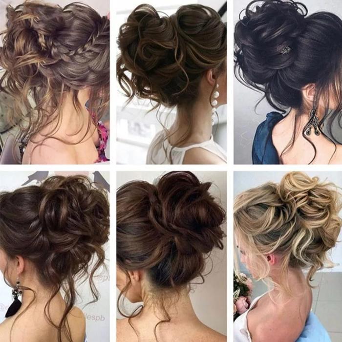 Wig SANGGUL Hair Sintetis KARET Rambut Palsu Penambah Volume Rambut