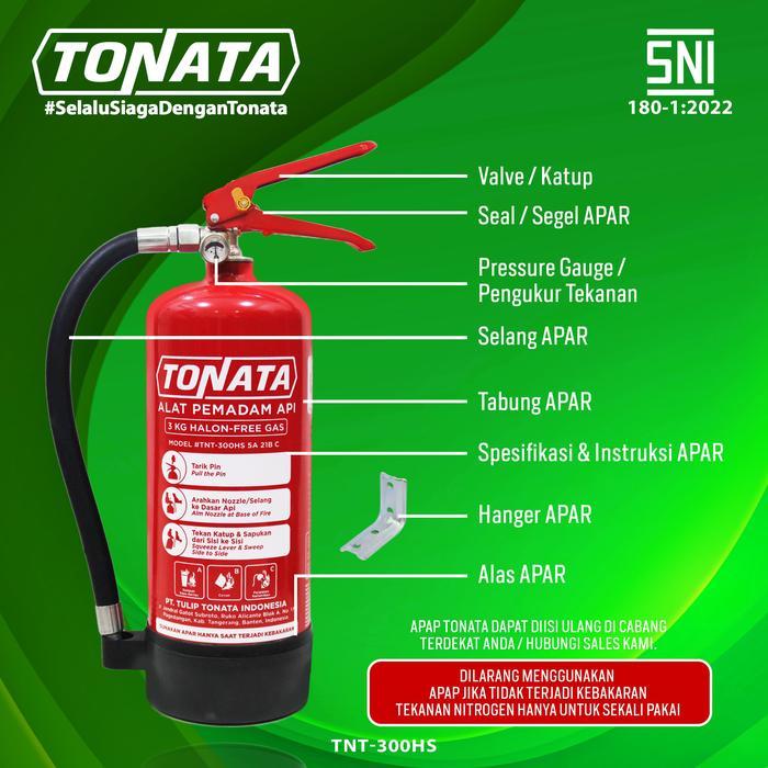 Alat Pemadam Api Tonata SNI / APAR Clean Agent HCFC/HFC 3 kg