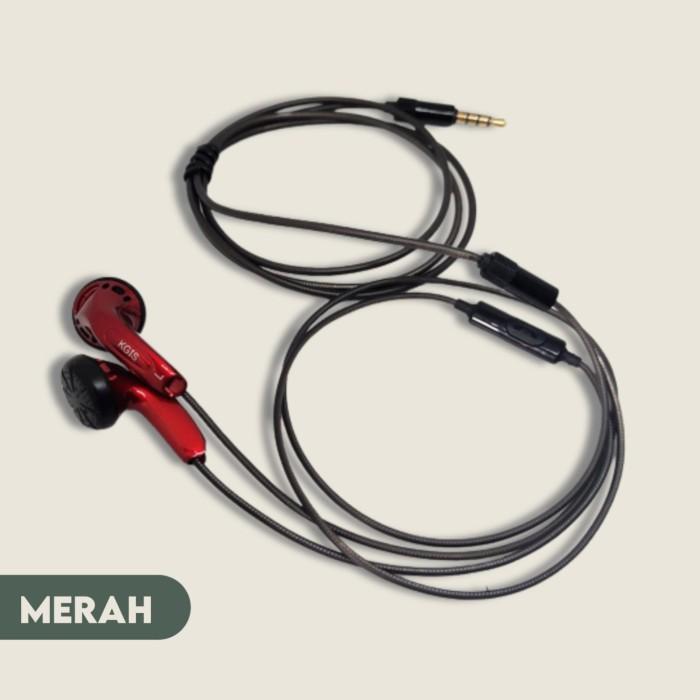 iklk- Kgis P1 Hifi Sound Bass Earphone Durable Cable Headset With Mic