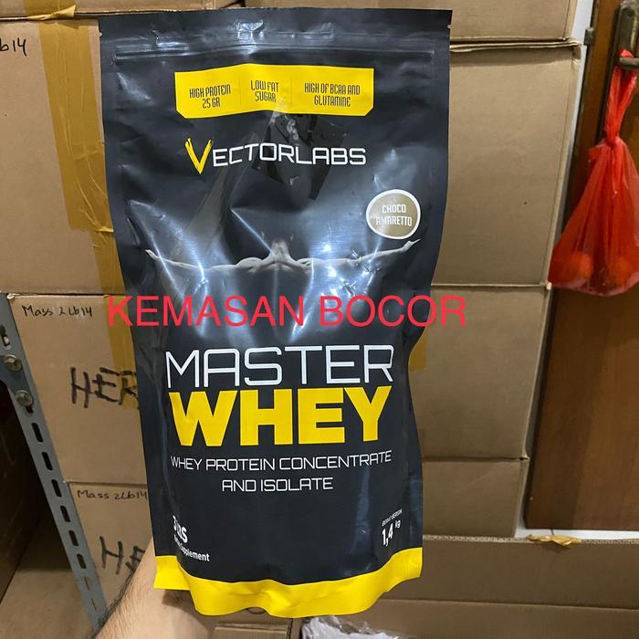 KEMASAN BOCOR Vectorlabs Master Whey 3lbs Master Mass 2lbs