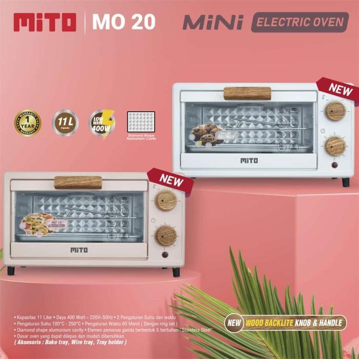 [Voucher] MITO ELECTRIC OVEN MO 20 OVEN LISTRIK MINI 11 LITER MITO MO-20