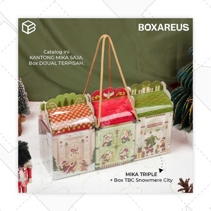 doni- Kantong Mika Souvenir Transparan Tas Hampers Kotak Kado Pb Mika