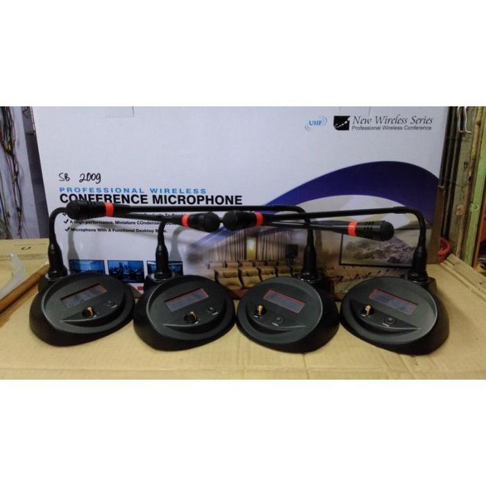 PROMO MIC PODIUM CONFERENCE MICROPHONE MEJA SOUNDBEST SB 2009