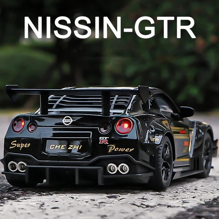 MINIATUR MOBIL DIECAST SKALA 1:24 NISSAN SKYLINE GTR R35