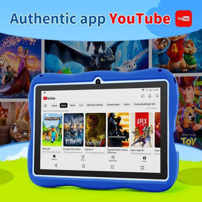 1e77- M99 Max Tab Study Kids Tablet Anak M99 Max Astronout Version Tablet Anak Tablet