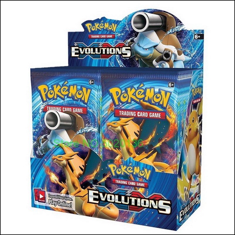 Cards Pokemon Cards Evolutions Sealed Booster Box Trading Card Game