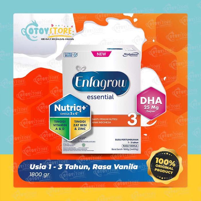 Top Enfagrow Essential 3 1800 gram / Susu Formula Enfagrow