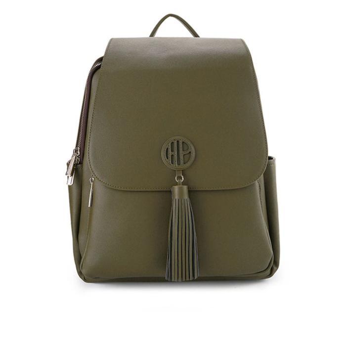 Hush Puppies Tas Wanita Bernette Backpack (L) Olive