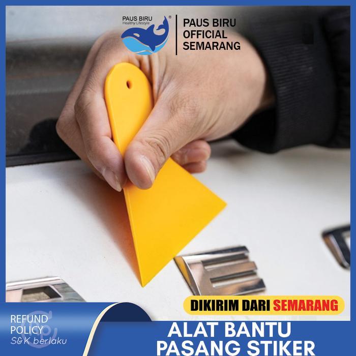 Alat Bantu Pasang Stiker Kaca - Sekrap Pemasangan Stiker - Skrap Untuk Pasang Stiker