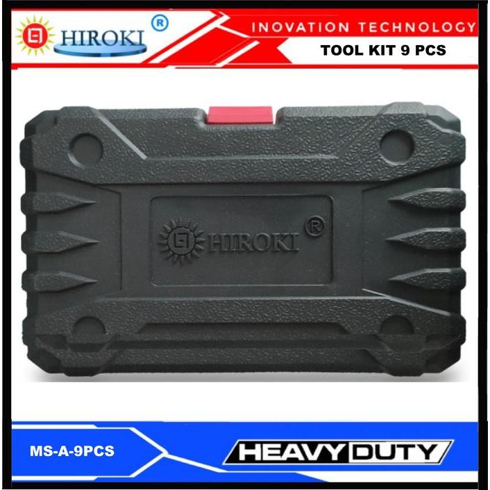 Hiroki Premium Toolkit Set 9 Pcs Tool Kit Pertukangan Hand Tools