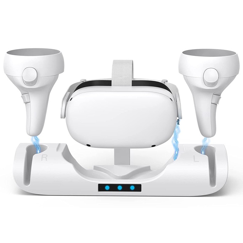 VR Charging Dock For Meta Quest 2  Charge Controllers And Headset