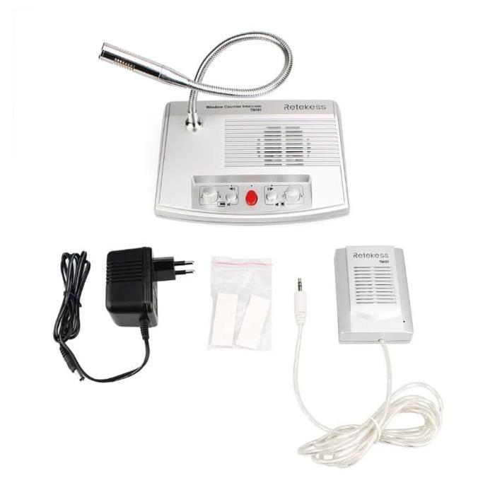 Window counter intercom dual way mic loket - Zhudele Retekess TW101
