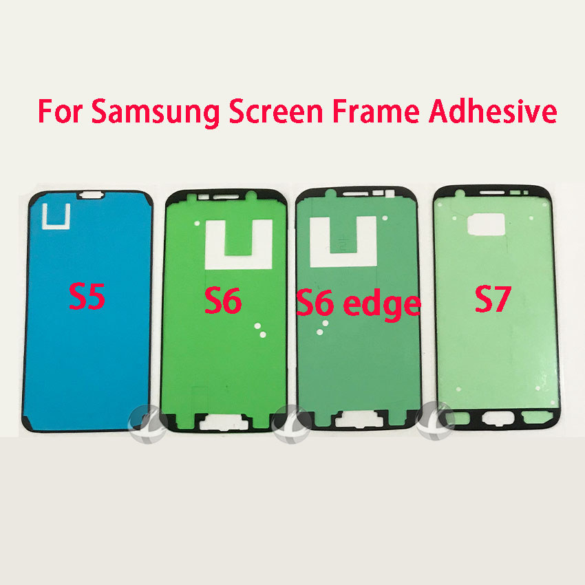 2Pcs / Lot Front Frame Lcd Screen Adhesive For Samsung Galaxy S3 S4 S5 S6 S7 Edge S8 S9 S10 Plus