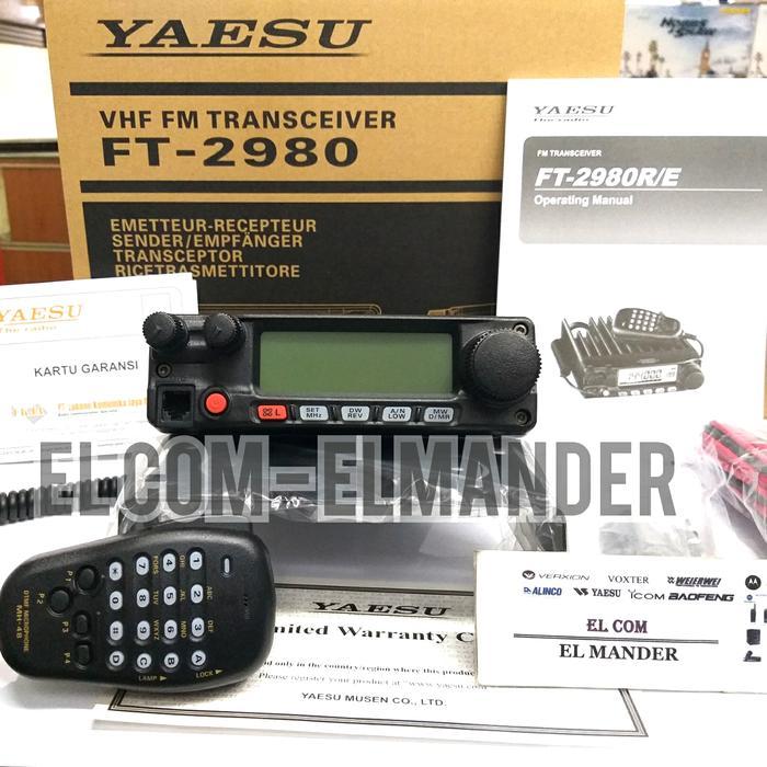 Radio Rig Yaesu Ft2980 Vhf Original - Rig Yaesu Ft 2980R Vhf