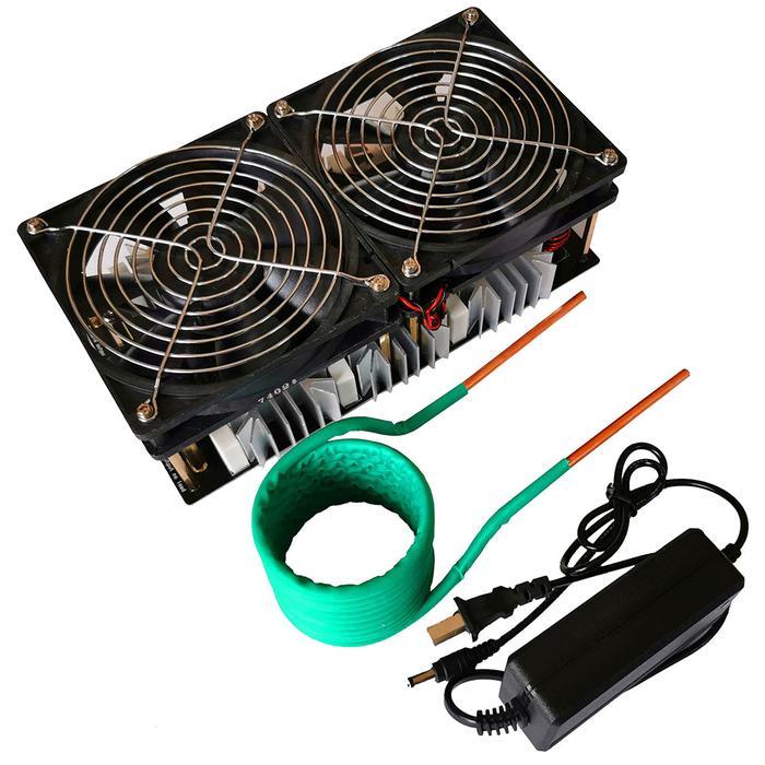 2500W Zvs Induction Heater Induction Heating Pcb Board Heating Machine Melted Metal + Coil +