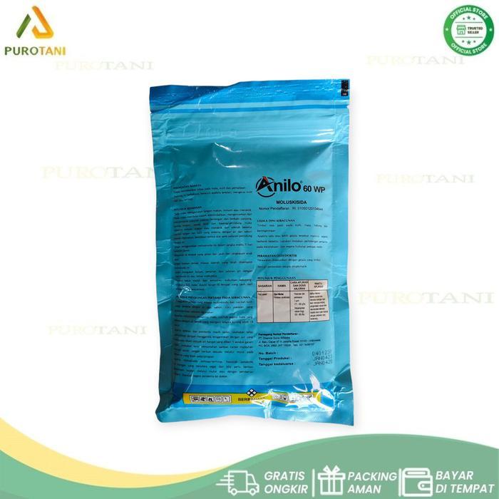 Puro DGW Moluskisida Anilo 60 WP 50 & 100gr Obat Keong Siput Fentin Asetat Kontak untuk Tanaman Padi