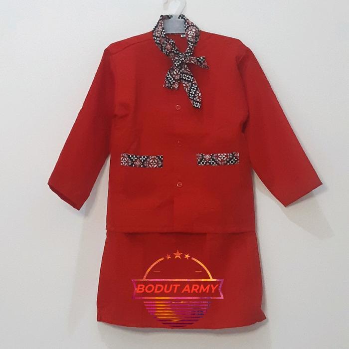 SERAGAM KOSTUM PROFESI PRAMUGARI ANAK PEREMPUAN