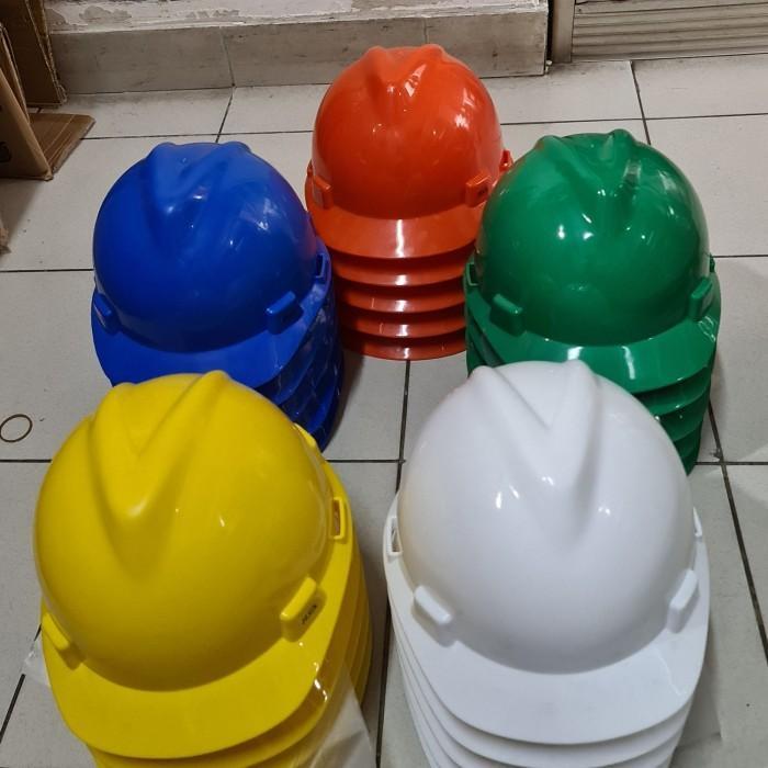 nrd Helm Proyek NSA V-Gard /Helm Safety NSA Full Set / Helm Kerja merah k3