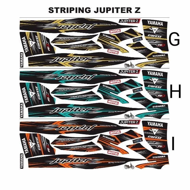 Sticker striping variasi Jupiter z lama grafis