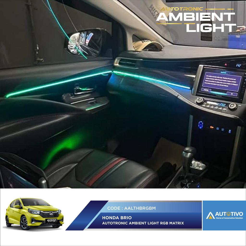 Ambient Light RGB Brio Lampu Mobil interior Universal