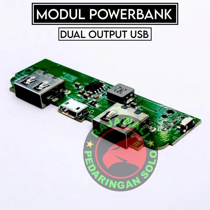 MODUL POWERBANK DUAL OUTPUT DIY POWER BANK