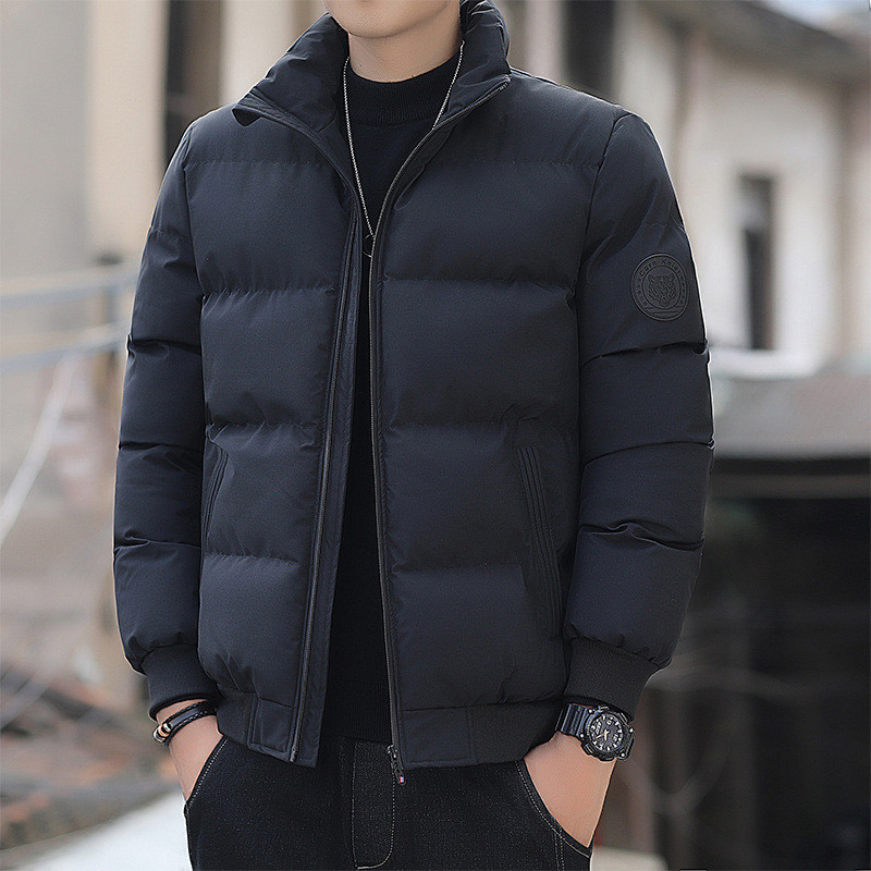 New Autumn and Winter Down Jacket Men's Fashion Hooded Super Light Warm Slim Coat Down Jacket Men's