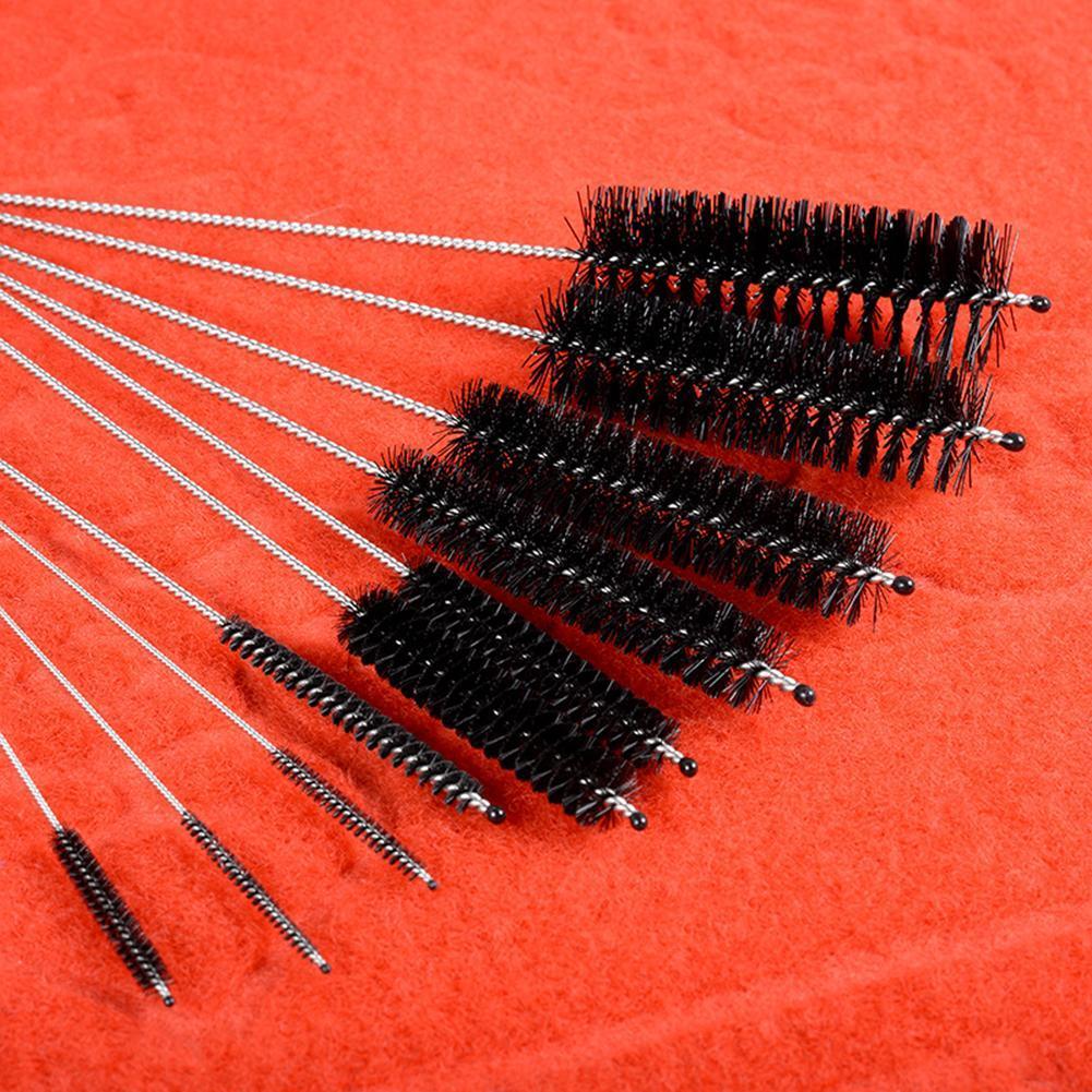 10PCS Nylon Stainless Steel Tobacco Cleaning Brushes Set Accessory For Tobacco Pipe Smoke Tube