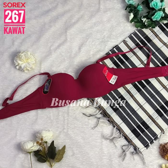havr- Sorex (2 Pcs) Bra/Bh Kawat 267 Cup B 1/2 Push Up Seamless Kawat