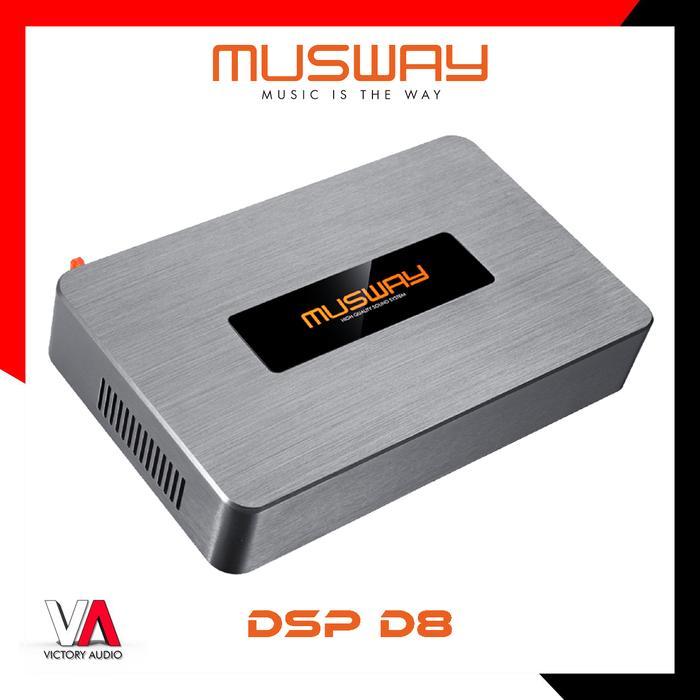 Digital Sound Processor MUSWAY D8 v4 10CH DSP Built in Power Amplfier 8CH