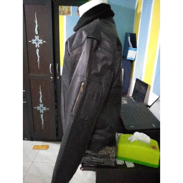 Jaket Kulit Asli Jatah Tni