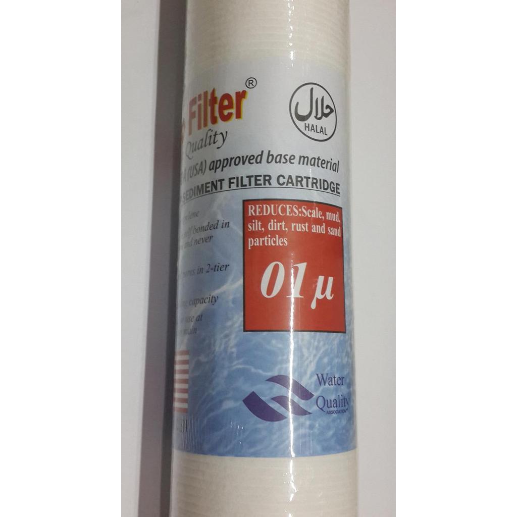 New Nano Cartridge Filter Air / Water Filter 20 " 0,1 u (mikron)