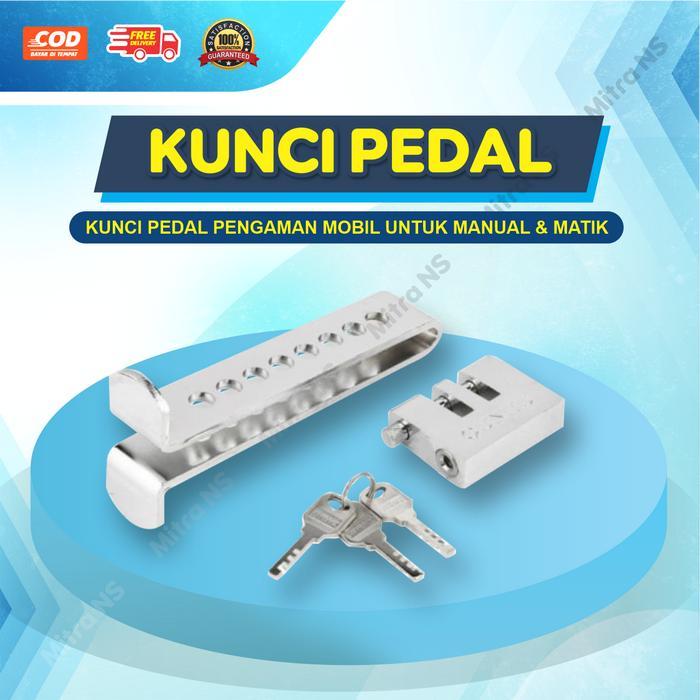 New Kunci Gembok Pedal Mobil Manual Mobil Matic Universal, Pengaman Mobil Kunci Pedal
